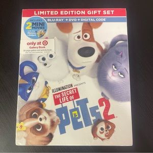 The Secret Life of Pets 2 (BLU-RAY + DVD) Limited Edition Gift Set NEW